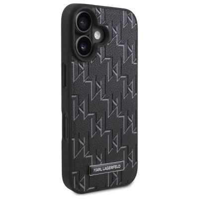4. Etui Karl Lagerfeld Hot Stamp Magsafe na iPhone 16 Plus - czarne