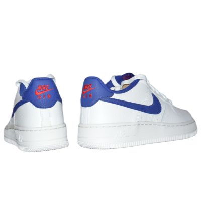 8. Buty damskie Nike Air Force 1 White/Deep royal blue - CT3839-101