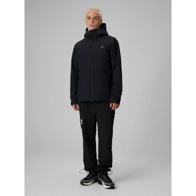 5. Kurtka typu softshell z kapturem męska 4F 4FWAW26TSOFM608-20S