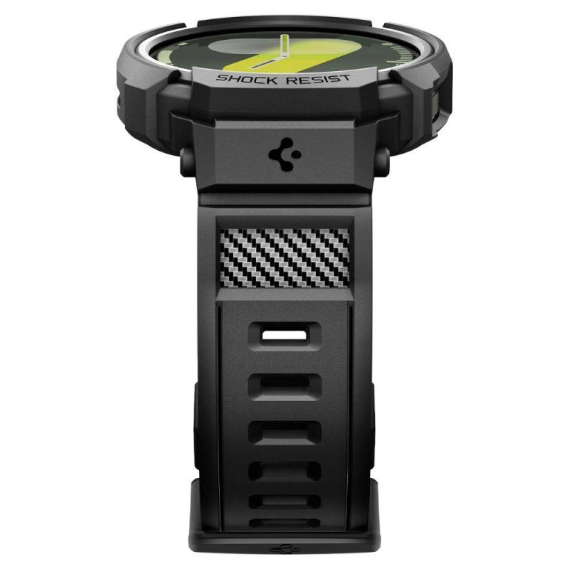 6. Pasek Spigen Rugged Armor Pro na Samsung Galaxy Watch 8 40 mm - czarny mat