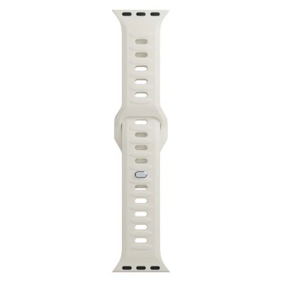 8. Pasek 3mk Silicone Watch Strap na Apple Watch 42/44/45/49mm - beżowy