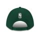 4. Czapka z daszkiem New Era 9FORTY Milwaukee Bucks NBA Team M-Crown Dark Green Snapback - 60755461