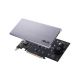11. Kontroler ASUS Hyper M.2 PCIe 3.0 x16, 4x M.2 NVMe (2242/2260/2280/22110) GEN 3