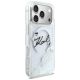 4. Etui Karl Lagerfeld Liquid Glitter Karl Script Logo MagSafe na iPhone 17 Pro - przezroczyste