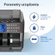15. Profesjonalna liczarka nominałowa do banknotów Extralink LockStar MG X-600 UV, IR