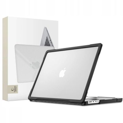Etui Tech-Protect Velar na MacBook Pro 14" 2021 / 2023 / 2025 / 2026 - przezroczysto-czarne