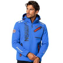 Softshell męski Geographical Norway ROYAUTE DB ROYAL BLUE  RED MEN 068 (WY2170H/GN-ROYAL BLUE / RED)