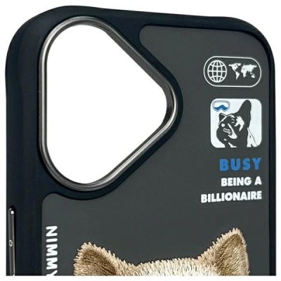 5. Etui Nimmy  Cool&Cute 2.0 Dog na iPhone 16 - czarne