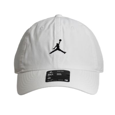 2. Czapka z daszkiem uniwersalna Air Jordan Club Cap biała - FD5185-100