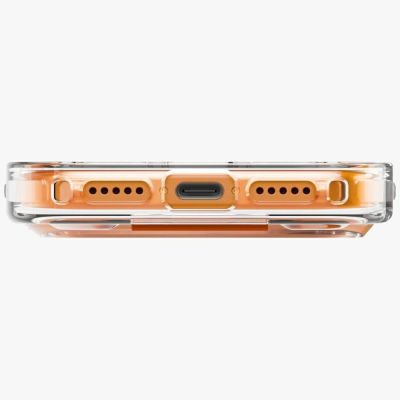 4. Etui UNIQ Heldro Air na iPhone 17 Pro Max Magclick Charging - pomarańczowe