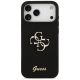 3. Etui Guess Silicone Big 4G Script na iPhone 17 Pro Max - czarne