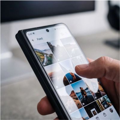 4. Zestaw ochronny 2x szkło hartowane Tech-Protect Glass Fit+ + 2x Folia hydrożelowa Tech-Protect Hydro Flex+  4in1 na Samsung Galaxy Z Fold 8 Ultra