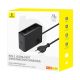 7. Ładowarka sieciowa Baseus Digital GaN 3xUSB-C 1xUSB-A 240W z kablem zasilającym - czarna