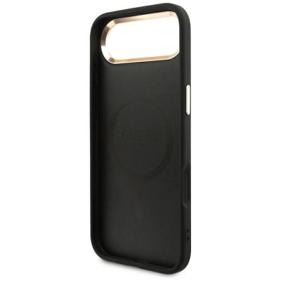 7. Etui Guess 4G Triangle Logo MagSafe naiPhone Air - czarno-złote