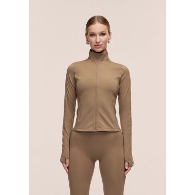 Kurtka damska CASALL Soft Touch Zip Jacket kolor zielony