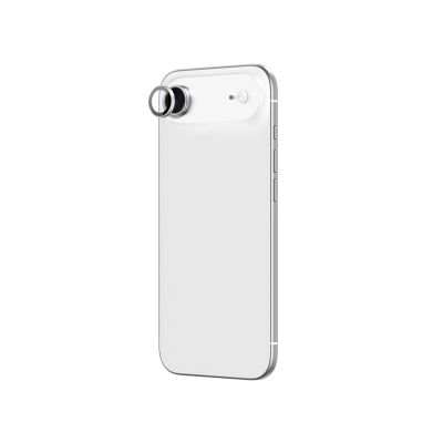 3. Szkło na aparat AMAZINGTHING Lens Glass na iPhone 17 Air ze srebrną ramką aluminiową