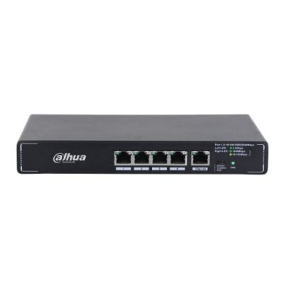 Dahua Technology SMG1005 przełącznik sieciowy Nie zarządzany 2.5G Ethernet (100/1000/2500) Czarny
