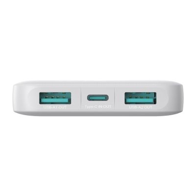 5. Powerbank Joyroom JR-PBF12 10000mAh 2.4A 2x USB-A 1x USB-C - biały