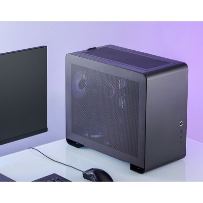 16. Jonsbo U4 Mini Mesh Micro-ATX Case - Czarny