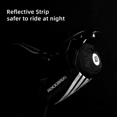 4. Rockbros torba podsiodłowa na rzep, czarna