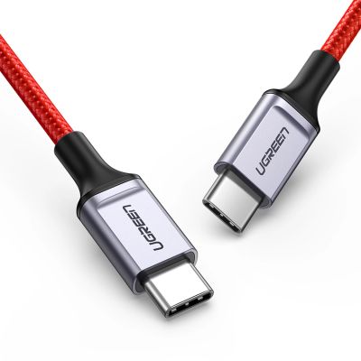 2. Kabel Ugreen US294 USB-C - USB-C 3A 480Mb/s 1m - czerwony