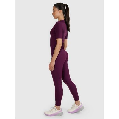 4. Koszulka treningowa slim szybkoschnąca damska 4F 4FWAW25TFTSF1518-50S