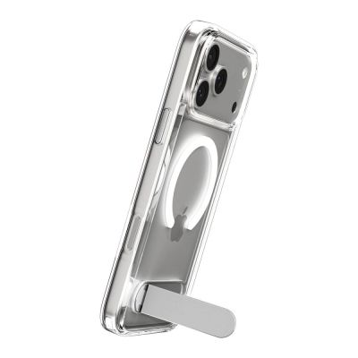 7. Etui Spigen Ultra Hybrid "S" MagSafe na iPhone 17 Pro - przezroczysto-białe