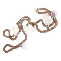 WĄŻ ŚWIETLNY 30LED 280 CM CIEPŁY BIAŁY JUTA