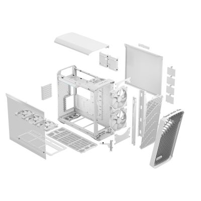 4. Obudowa Fractal Design Torrent White RGB TG Clear
