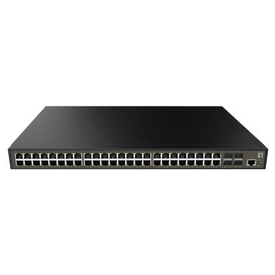Przełącznik zarządzalny LevelOne GB/L2+ 52-portowy 19" 2,5 Gb/s