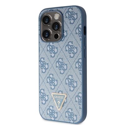 2. Etui Guess Crossbody 4G Metal Logo do iPhone 14 Pro Max - niebieskie