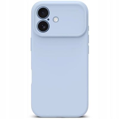 4. Etui Tech-Protect Silicone MagSafe na iPhone 17 - niebieskie