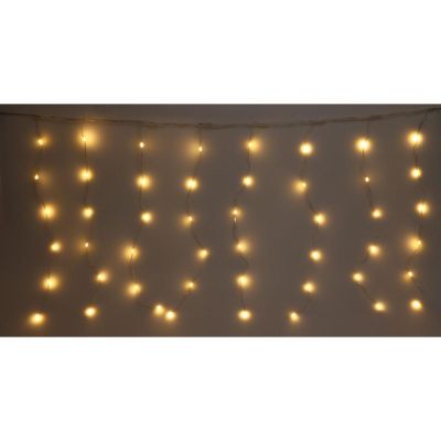 10. LAMPKI CHOINKOWE KURTYNA ŚWIETLNA ZEW/WEW 400 LED WW 200X200CM Z PILOTEM CIEPŁY BIAŁY
