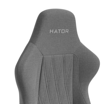 5. HATOR Darkside 3M Fabric Uniwersalny fotel dla gracza Szary