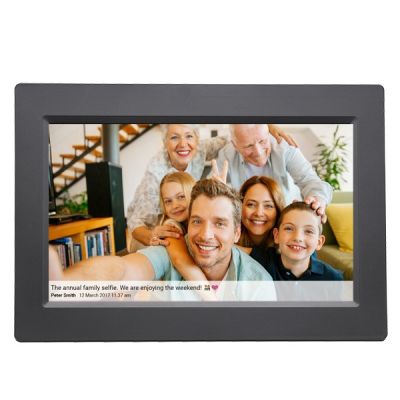 7. Denver PFF-1015B cyfrowa ramka na zdjęcia Czarny 25,6 cm (10.1") Ekran dotykowy Wi-Fi