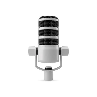 7. RODE PodMic White - Mikrofon Dynamiczny Podcast
