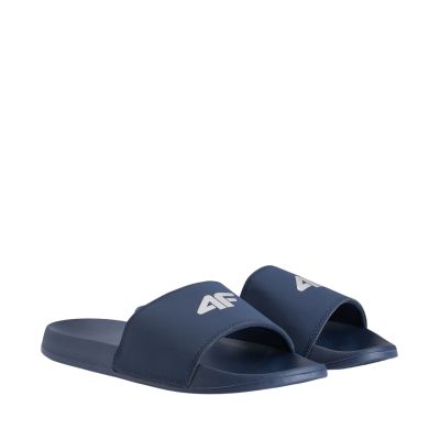 2. Klapki męskie 4F M038 ciemny granat 4FWSS26FSLIM038 30S
