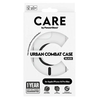 4. Etui CARE by PanzerGlass Flagship Case z MagSafe na iPhone 16 Pro Max - czarne