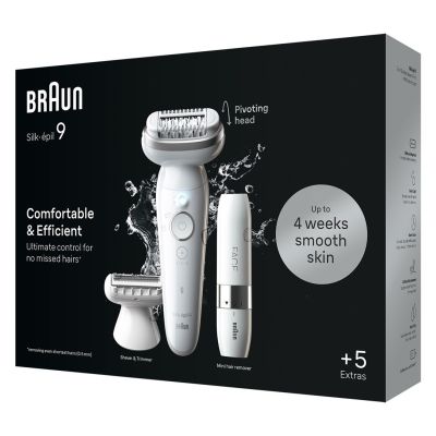 2. Braun Silk-épil 9 9-341 depilatos 40 pęset(y) Biały