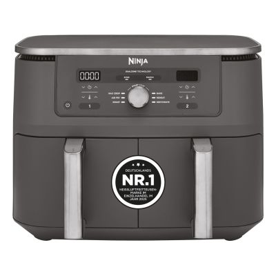 25. Ninja DZ400EU frytkownica Podwójny 9,5 l Autonomiczny 2470 W Frytkownica na gorące powietrze Szary