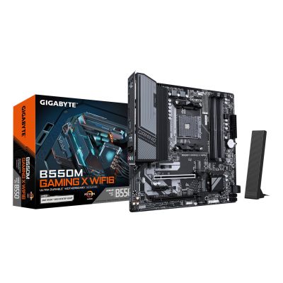 5. Płyta główna Gigabyte B550M GAMING X WIFI6 (B550,AM4,mATX,DDR4)