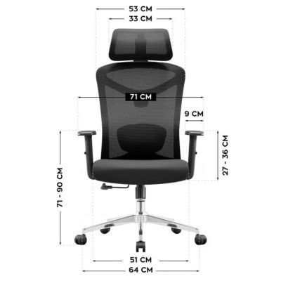 10. Fotel obrotowy Manager 2.6 Black