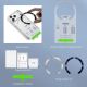 9. Pierścień magnetyczny Tech-Protect MMP-210 MagSafe 2-Pack - pomarańczowy / czarny