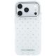 3. Etui Karl Lagerfeld IML Rhinestones Allover and Electroplated Logo na iPhone 17 Pro / 18 Pro - białe