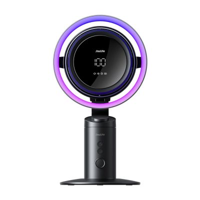 2. Wentylator turbinowy Jisulife Table Fan Pro3 10000mAh biurkowy z filtrem - ciemnoszary