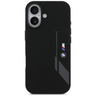 3. Etui BMW M Silicon Vertical Logo MagSafe na iPhone 17 - czarne