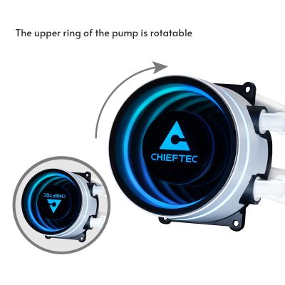 6. Chłodzenie wodne Chieftec Iceberg 360 RGB white