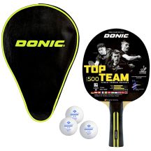 RAKIETKA DO TENISA STOŁOWEGO POKROWIEC 3 PIŁECZKI SET TOP TEAM 500 DONIC