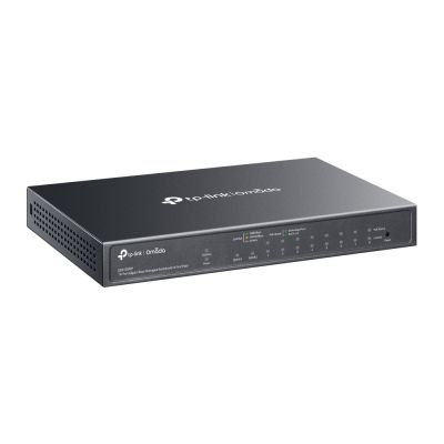 3. Switch TP-LINK ES210GMP Omada 10-Port Gigabit Easy Managed Switch with 8-Port PoE+