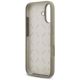 7. Etui Guess Silicone Big 4G Script na iPhone 17 - brązowe